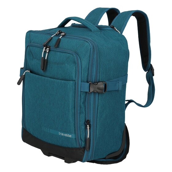 Travelite Kick Off 2 kółka Walizka z plecakiem 40 cm Komora na laptopa