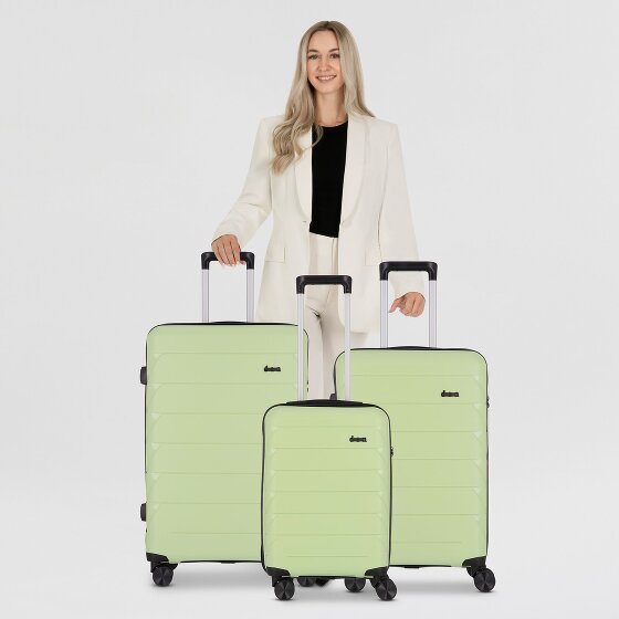 d&n Travel Line 4100 4 kółka Zestaw walizek 3-części