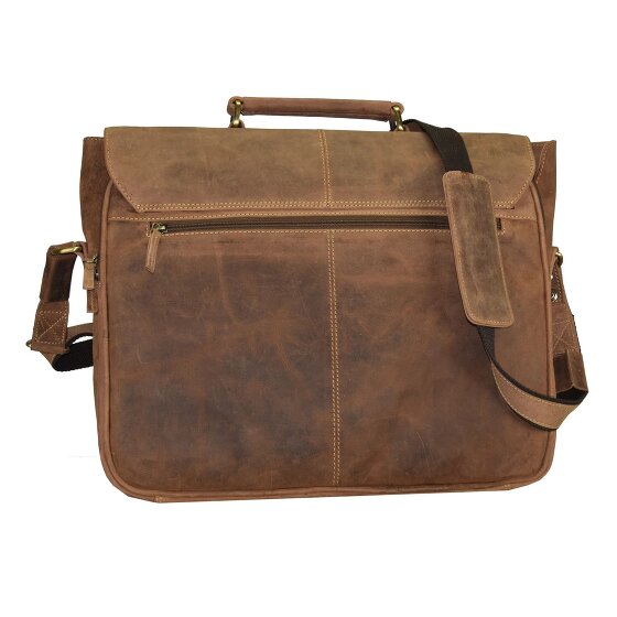 Greenburry Vintage Briefcase Leather 42 cm Komora na laptopa