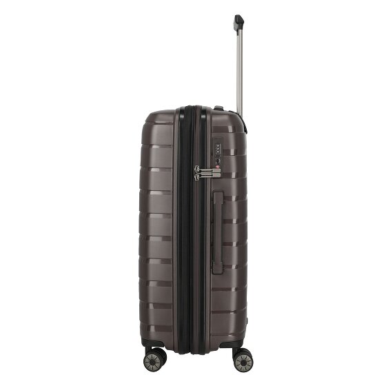 Travelite Air Base 4 kółka Walizka M 67 cm z plisą rozprężną