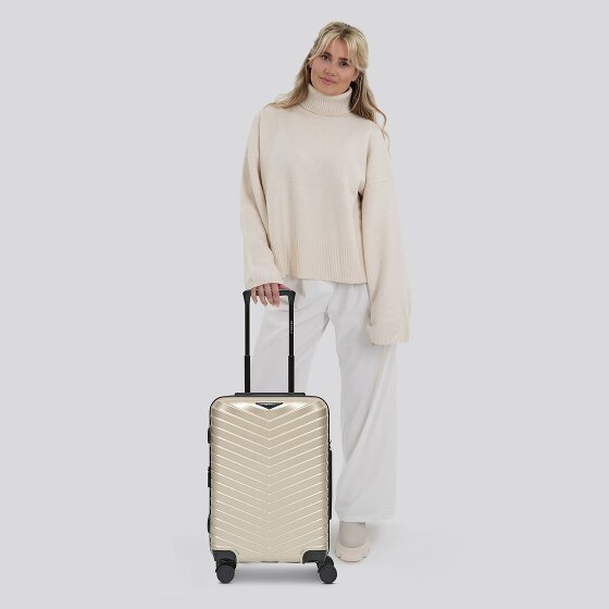 Redolz Essentials 18 4 kółka Walizka kabinowy 55 cm z plisą rozprężną