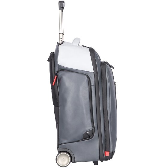 Piquadro Urban 2 kółka Walizka z plecakiem Skóra 53.5 cm Komora na laptopa