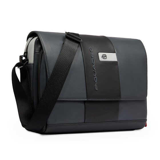 Piquadro Urban Posłaniec Ochrona RFID Skórzany 35 cm Komora na laptopa