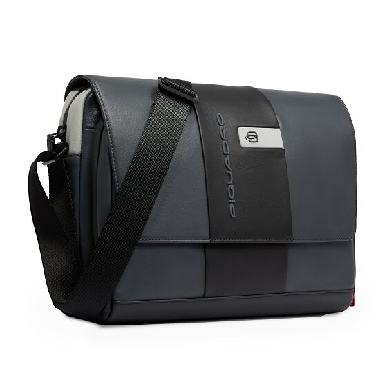 Piquadro Urban Posłaniec Ochrona RFID Skórzany 35 cm Komora na laptopa