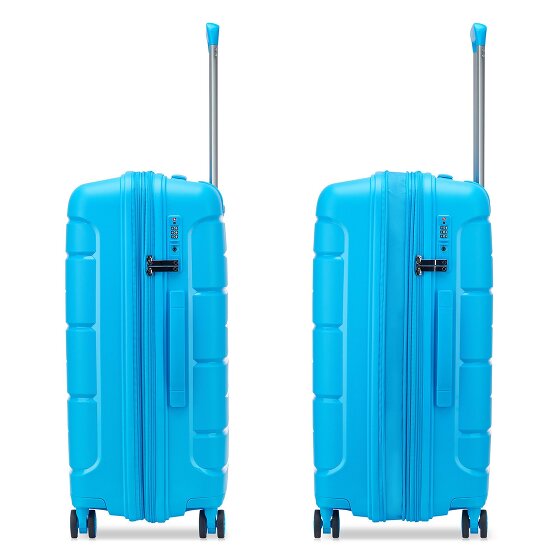 MODO by Roncato Starlight 3.0 4 kółka Zestaw walizek 3-części z plisą rozprężną