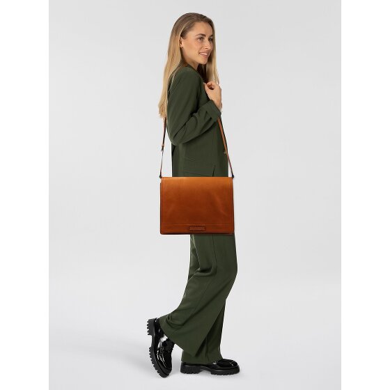 The Bridge Leone Briefcase Messenger Skóra 35 cm Komora na laptopa