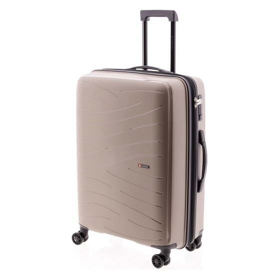 Gladiator 1700 4 kółka Walizka 68 cm z plisą rozprężną