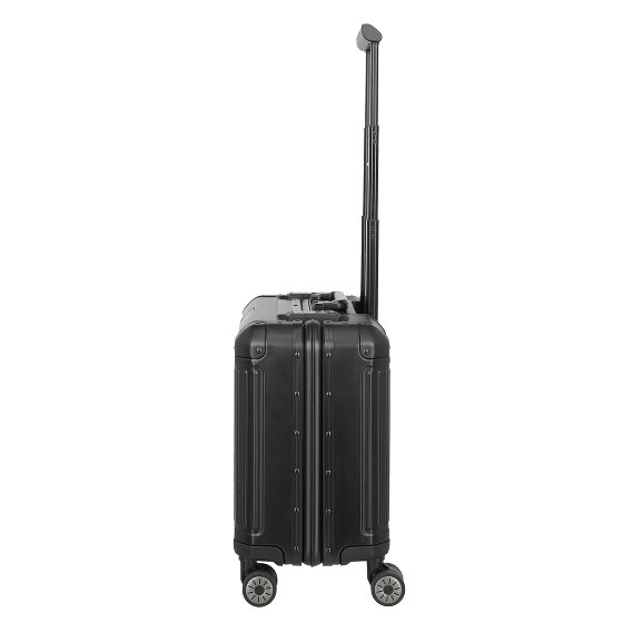Travelite Walizka biznesowa Next z 4 kółkami, Aluminium, 43 cm