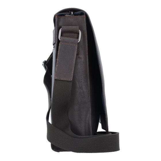 Leonhard Heyden Skórzana torba na ramię Dakota 38 cm