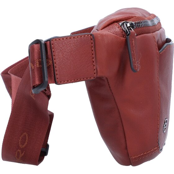 Piquadro Czarna kwadratowa saszetka skórzana 31 cm