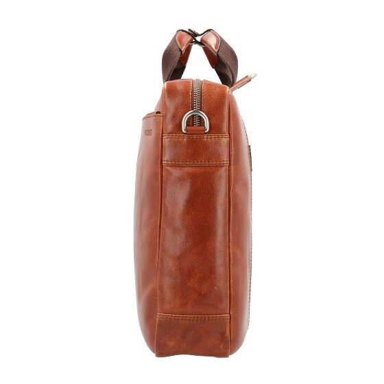 Picard Buddy Briefcase Messenger Skórzany 42 cm Komora na laptopa