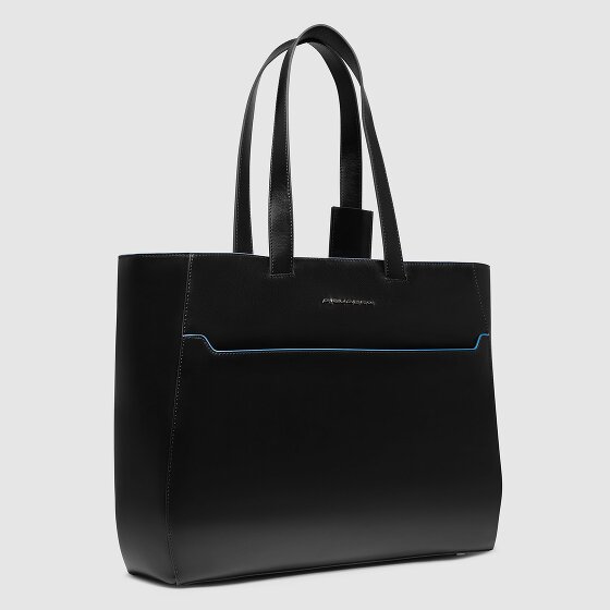Piquadro Blue Square Shopper Bag Skóra 40 cm