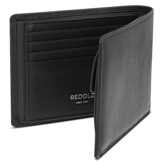 Redolz Leather Essentials QF portfel RFID skórzany rozkładany 12 cm