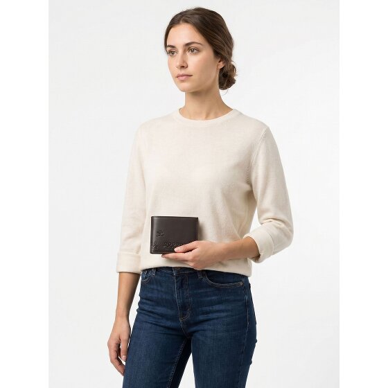 oxmox Leather Portfel Ochrona RFID Skóra 11 cm