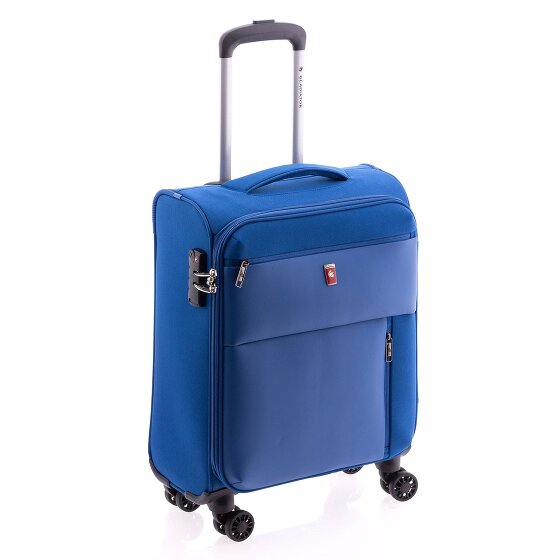 Gladiator 3700 4 kółka Walizka kabinowy 55 cm z plisą rozprężną