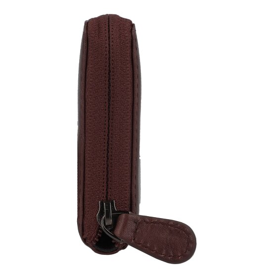 Braun Büffel Arezzo Etui na karty kredytowe Ochrona RFID Skórzany 11.5 cm