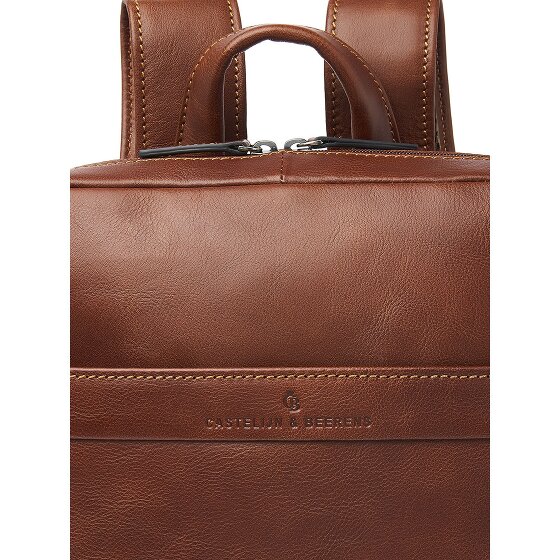 Castelijn & Beerens Plecak Ochrona RFID Skórzany 41 cm Komora na laptopa