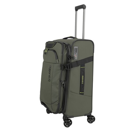 Travelite Briize 4 kółka Zestaw walizek 3-części z plisą rozprężną