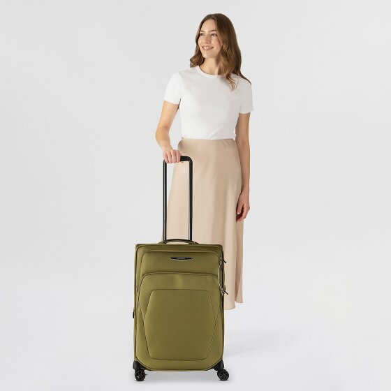 Samsonite Spark Sng Eco 4 kółka Walizka 67 cm z plisą rozprężną