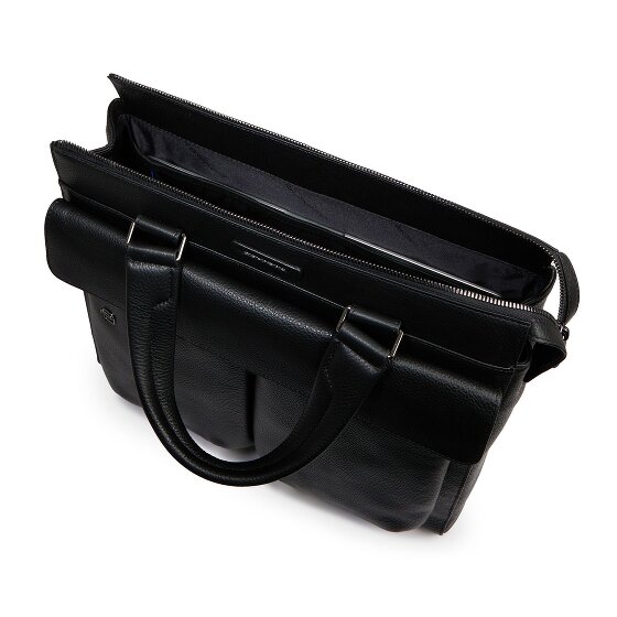 Piquadro Modus Teczka Skórzany 34 cm Komora na laptopa