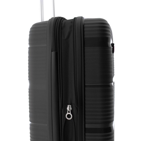 Gladiator 0800 4 kółka Walizka kabinowy 55 cm z plisą rozprężną