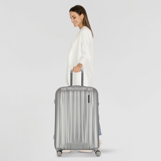 Polestream Moonrock 4 kółka Walizka L 78 cm z plisą rozprężną