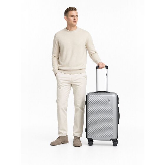 Check.In Paradise 2.0 4 kółka Walizka M 68 cm z funkcją poszerzenia
