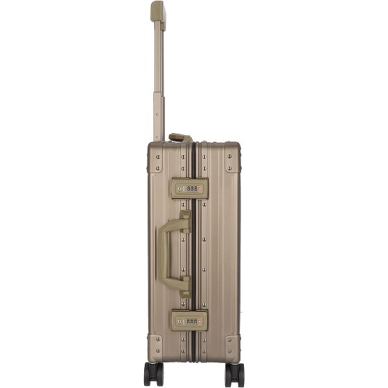 Aleon Walizka kabinowa Traveler International z 4 kółkami, Aluminium, 55 cm