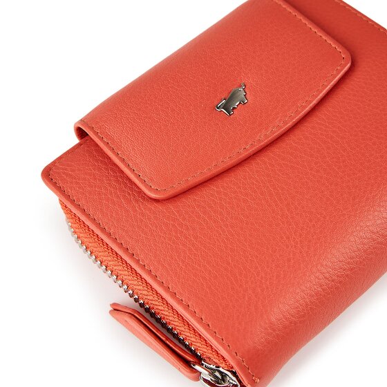Braun Büffel Joy Portfel Ochrona RFID Skórzany 12 cm