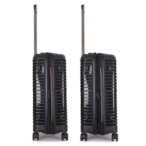 Stratic Bright+ 4 kółka Walizka M 66 cm z plisą rozprężną