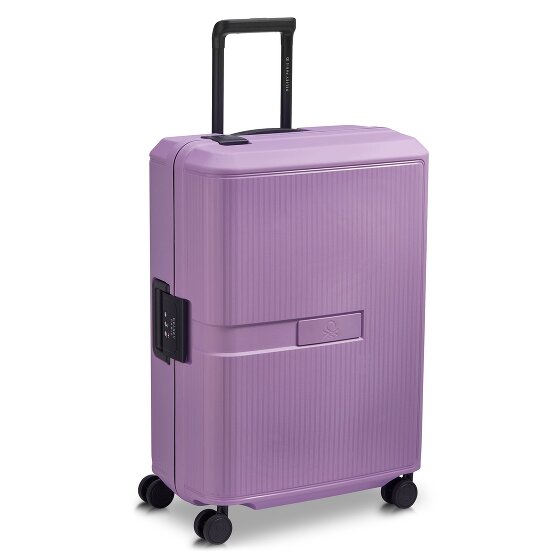 Delsey Paris x United Colors of Benetton Colour Block Hardside 4-kołowy wózek 67 cm