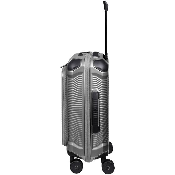 Travelite Millennium 4 kółka Walizka kabinowa 55 cm Komora na laptopa