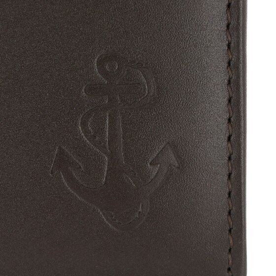 oxmox Leather Portfel Ochrona RFID Skóra 11 cm