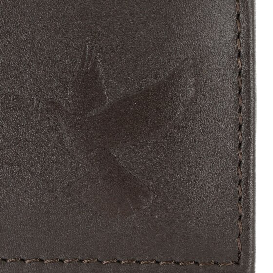 oxmox Leather Portfel Ochrona RFID Skóra 11 cm