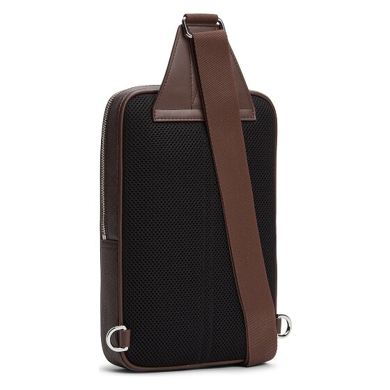 Tommy Hilfiger Torba skórzana z flagą TH 28 cm