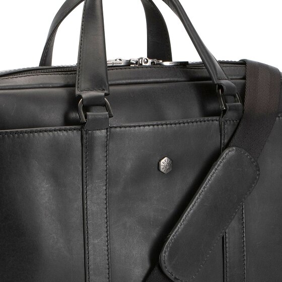 Jekyll & Hide Montana Teczka Ochrona RFID Skórzany 41 cm Komora na laptopa