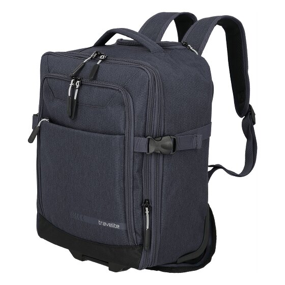 Travelite Kick Off 2 kółka Walizka z plecakiem 40 cm Komora na laptopa