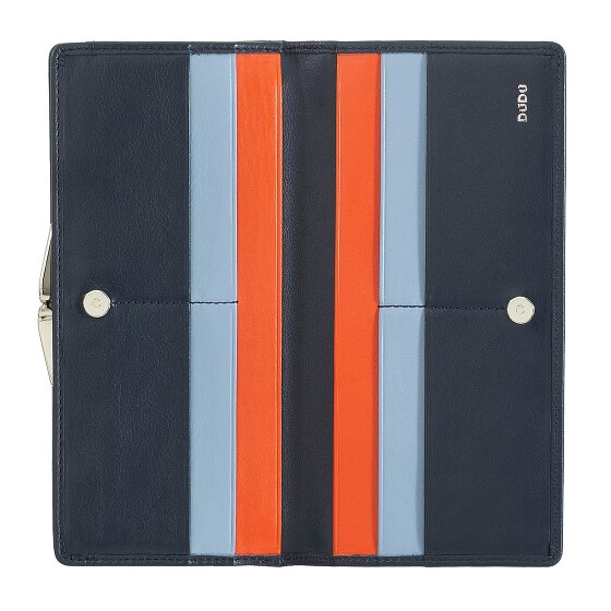 DuDu Portfel Ochrona RFID Skórzany 19.5 cm