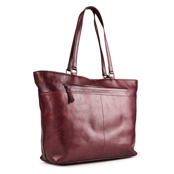 Burkely Fine Florence Shopper Bag Skóra 37 cm Komora na laptopa