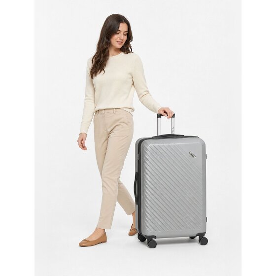 Check.In Paradise 2.0 4 kółka Walizka L 78 cm z funkcją poszerzenia