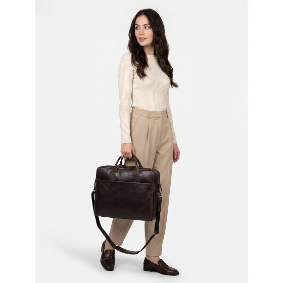 Jost London Teczka Skóra 40 cm Komora na laptopa