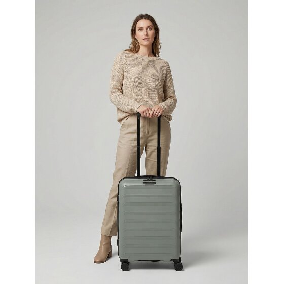 d&n Toronto 4 kółka Walizka M 65 cm z plisą rozprężną