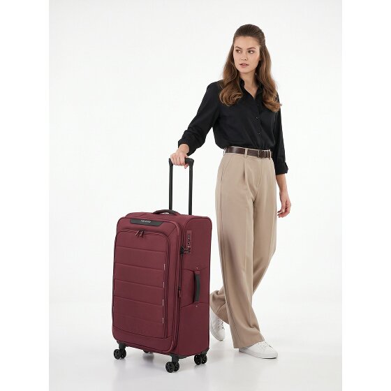 Travelite Skaii 4 kółka Walizka L 78 cm z funkcją poszerzenia