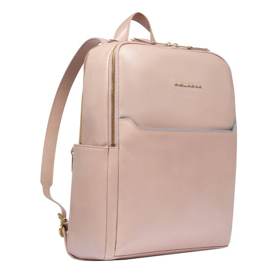 Piquadro Blue Square Plecak Ochrona RFID Skórzany 37 cm Komora na laptopa