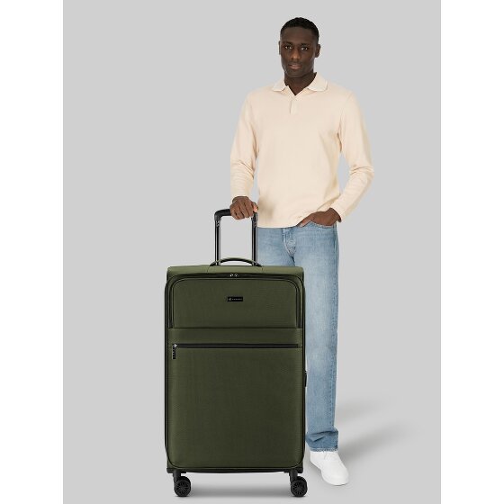 bugatti Valencia Soft 4 kółka Walizka L 75 cm z plisą rozprężną