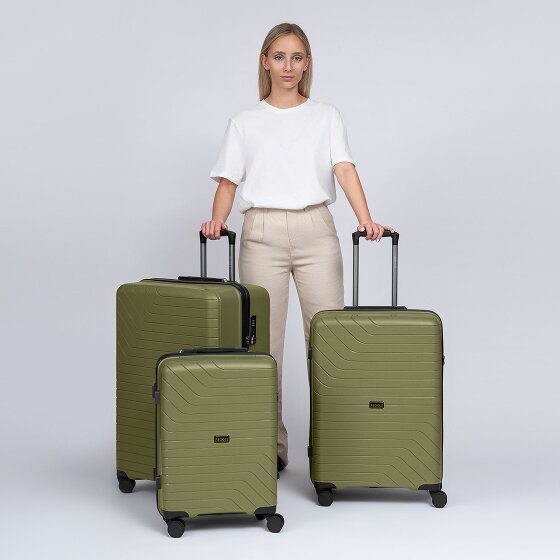 Redolz Essentials 05 3-SET 4 kółka Zestaw walizek 3-części