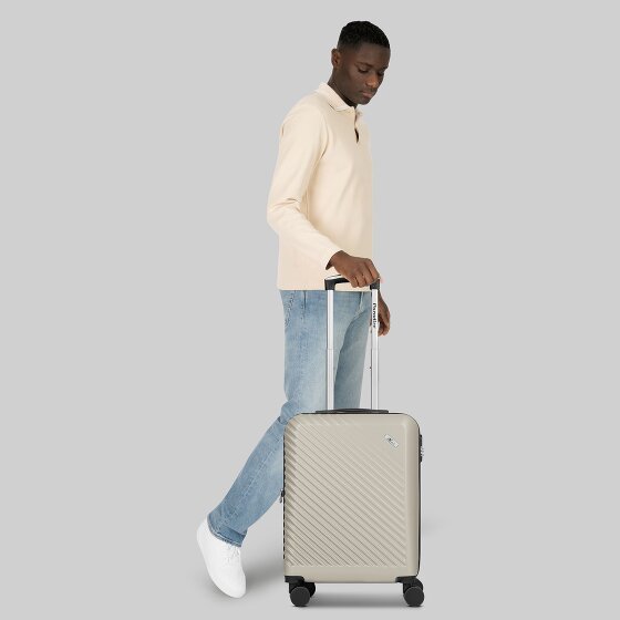 Check.In Paradise 2.0 4 kółka Walizka kabinowy S 55 cm z plisą rozprężną