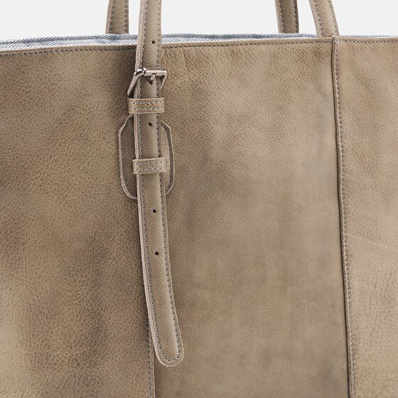 FredsBruder Dwustronna skórzana shopperka 37 cm