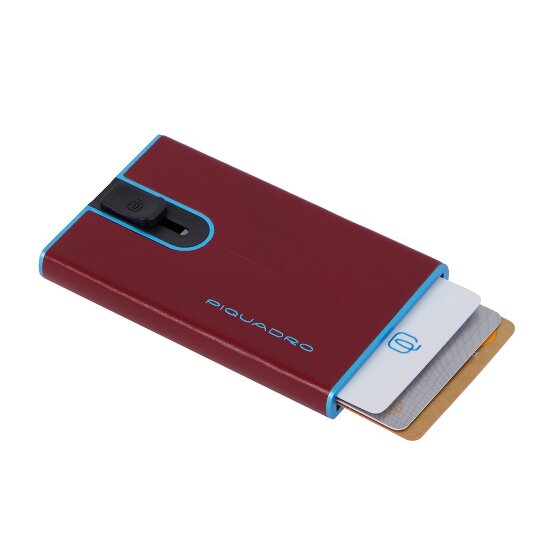 Piquadro Black Square Etui na karty kredytowe Ochrona RFID Skórzany 6 cm