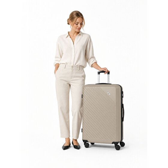 Check.In Paradise 2.0 4 kółka Walizka L 78 cm z funkcją poszerzenia